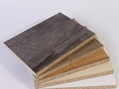 实木颗粒板刨花板材加工定制 三聚氰胺贴面刨花板18mm 免漆颗粒板