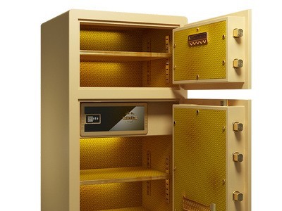 保险柜 家用指纹密码钢制入墙保险箱 文件档案资料柜保密柜图3
