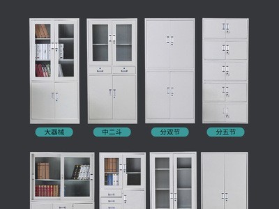 厂家批发简约钢制办公室文件柜铁皮档案柜档案橱资料带锁财务柜图2