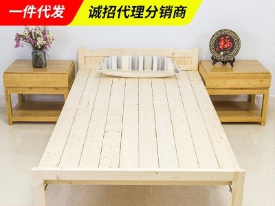 实木折叠床 厂家直供实木折叠床 家用单人实用结实可折叠实木床