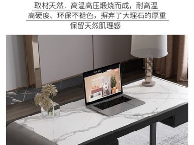 现代简约实木办公桌极简书房家具图3