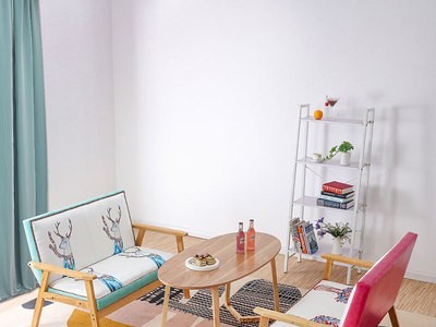 奶茶店桌椅组合西餐咖啡厅简约休闲网红办公室三人双人卡座皮沙发图3