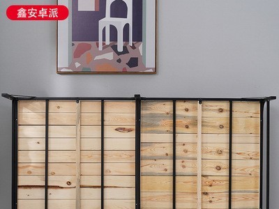 折叠床家用出租屋铁架单人木板行军床简易办公室午休陪护床图2