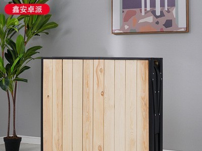 折叠床家用出租屋铁架单人木板行军床简易办公室午休陪护床图4