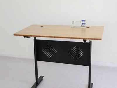 时尚耐用课桌椅 家用卧室竹制便携学生课桌椅 书房碳化竹桌椅