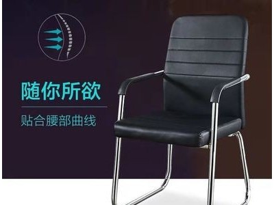 批发网布四脚椅中式网布办公椅会议职员椅子家用电脑椅图2