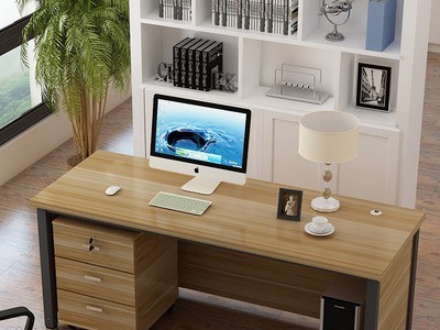 简约现代办公桌家用经济型电脑书桌台式老板职员写字桌子员工桌