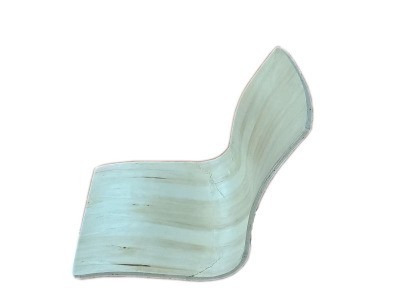 原木餐椅弯板优惠 简约餐厅连体靠背椅子 小户型家用弯曲木凳子图5