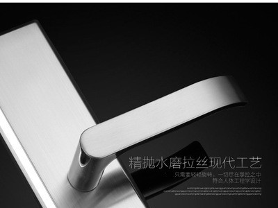 门锁热卖 sus304不锈钢防盗门机械门锁 防盗门锁创意面板批发定制图3