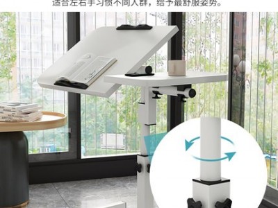 简易懒人笔记本电脑桌床上用简约折叠置地移动升降床边桌子图2