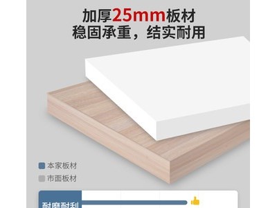 简约白色书桌电脑桌台式家用卧室简易长方形小户型办公学习图3