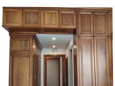 厂家直供现代全屋整体实木衣柜定制 新中式卧室衣橱家具衣柜定制图5