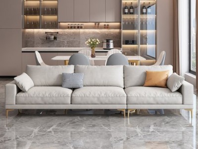 2021年新款北欧布艺沙发组合客厅现代简约三人位