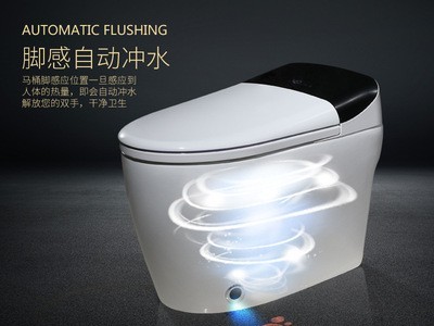 曼高卫浴家用电动即热式坐便器全自动感应翻盖翻圈一体式智能马桶图5