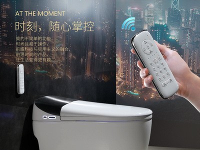 曼高卫浴家用电动即热式坐便器全自动感应翻盖翻圈一体式智能马桶图4