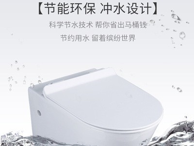 壁挂式坐厕入墙悬挂嵌入式座便器墙排横式挂便马桶吉博力隐藏水箱图4