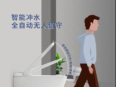 全自动智能壁挂式马桶小户型智能马桶感应一体式挂墙式墙排坐便器图2