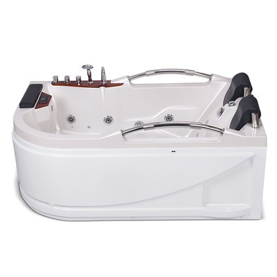亚克力智能冲浪按摩浴缸成人浴盆独立式双人弧扇形工程浴缸3023A