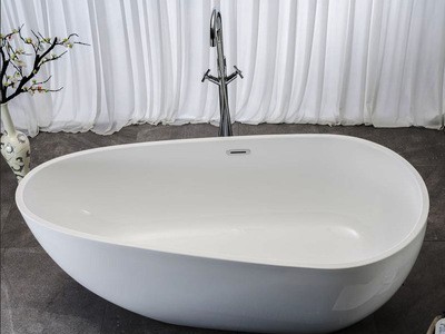 酒店bathtub 主题 民宿纯亚克力独立浴缸 卫生间洗澡缸 工程圆缸图2