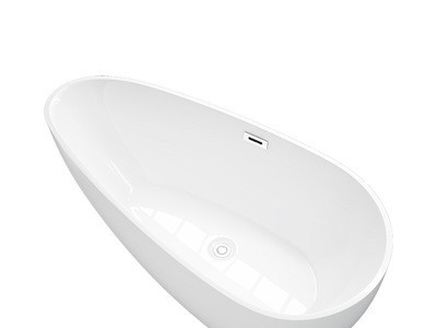 佛山厂家直供 简约薄边亚克力浴缸 民宿成人独立式 bathtubQT-020图4