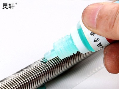 灵轩品牌4分热水器上水管304不锈钢波纹管净水器进水软管家用防爆图3