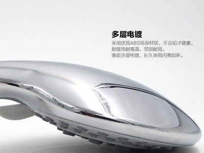 ABS新料增压手持淋浴喷头花洒浴室通用莲蓬头花洒洁具厂家批发图2