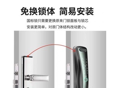三汉小蛮腰全自动指纹锁密码锁防盗门锁可视猫眼指纹锁远程智能锁图2