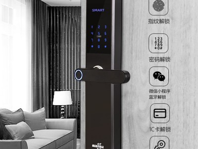 厂家销售一握即开智能锁半导体蓝牙指纹密码门锁防盗门锁酒店门锁图3