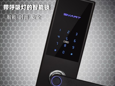 厂家销售一握即开智能锁半导体蓝牙指纹密码门锁防盗门锁酒店门锁图2