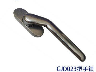 厂家023歪把手一体平开执手锁铝合金把手内开把手纱窗方轴执手锁图2