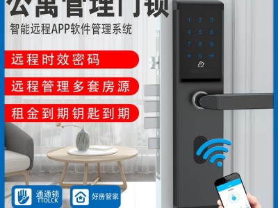 公寓智能锁APP远程发送时效密码防盗门密码锁民宿宾馆IC卡电子锁