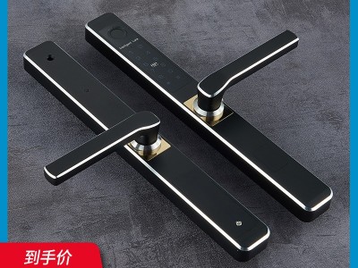 窄边门锁民宿铝合金智能密码锁TTLOCK断桥铝指纹锁通通锁APP远程图1