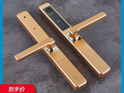 窄边门锁民宿铝合金智能密码锁TTLOCK断桥铝指纹锁通通锁APP远程图3