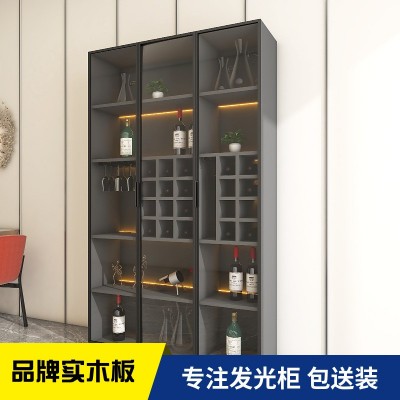 新款玻璃酒柜展示柜客厅高档现代简约储物柜靠墙家用