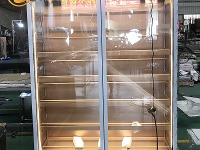 不锈钢酒柜定制 酒店公寓屏风酒柜 不锈钢恒温恒湿酒柜定制图3