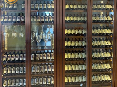 厂家直供多色不锈钢恒温酒柜 定制玻璃恒温酒柜红酒馆酒吧客厅图2