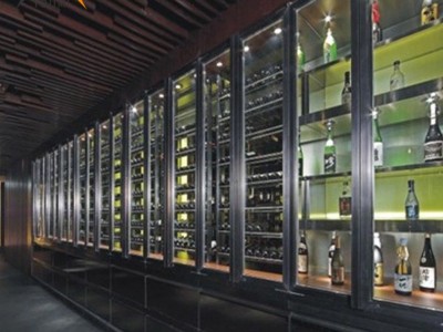不锈钢酒柜金属钢板柜定制红酒架壁龛展示柜电视柜书柜装饰柜定制图5