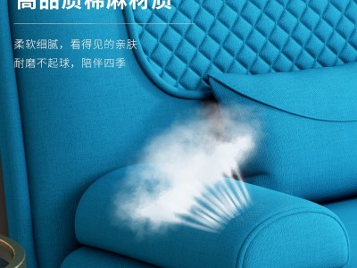 沙发床可折叠多功能两用小户型出租房懒人拆洗双人简易型客厅沙发图3