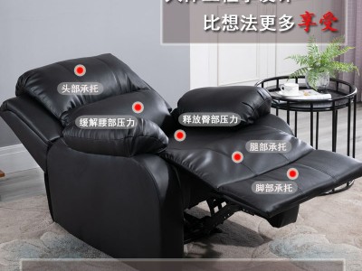 施宏达头等舱美式沙发简约小户型客厅单人摇椅美容图3
