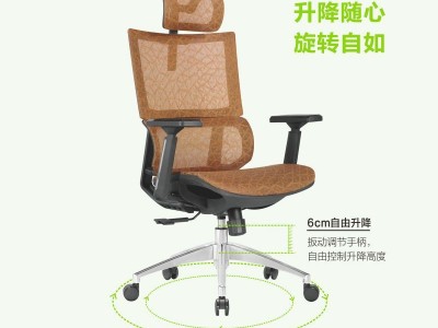 办公家具椅子人体工学椅简约办公椅网布可躺电脑椅老板椅图2