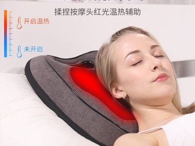 肩颈椎按摩器仪颈部腰部肩部背部多功能全身揉捏捶打家用靠垫椅垫图2