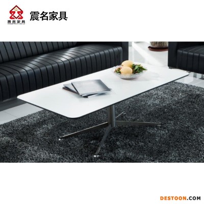 办公家具厂家定制 简约现代 板式客厅茶几 公司沙发接待室会客室茶几 震名家具SH-BD14006-Y18