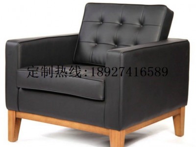 办公室休闲沙发,真皮沙发,小格子办公沙发酒吧沙发,拉扣的沙发洽谈室沙发,深圳工厂定做沙发图1