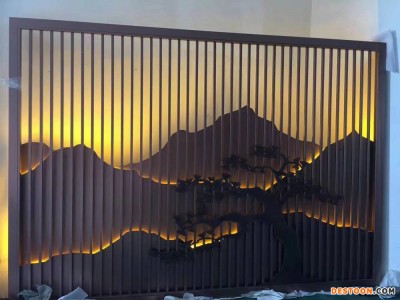 不锈钢屏风 装饰条 电视柜 酒柜 置物架 不锈钢制品定制 可出图设计并加工图1