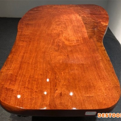 巴花实木大板茶桌挖好茶盘原木随型茶台整板茶几特价现货218-99-8