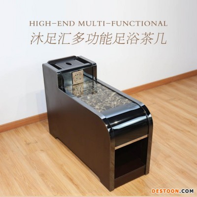 喜运来不锈钢茶几带一体抽纸盒带usb充电接口移动产品充电 不锈钢包边密度板钢化玻璃密封胶