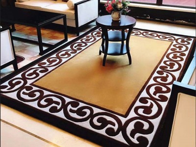 克孜勒苏手工羊毛地毯 定制图案 北欧茶几地毯出口 美尔地毯厂家直销