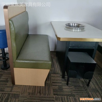 沙发卡座厂家 皮革卡座定做 火锅店卡座 茶餐厅靠墙卡座 咖啡西餐厅皮革沙发