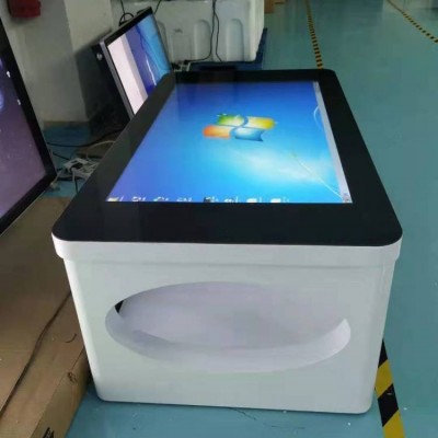 展厅电子沙盘55英寸智能茶几 互动触控桌 红外电容触摸茶几厂家 可定制外观