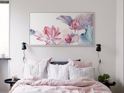 朗泽  满钻花奔钻石画DIY手工点钻十字绣砖石绣客厅现代简约沙发背景画